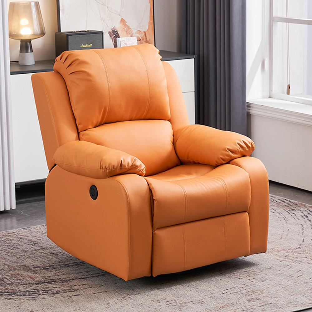 space massage armchair first-class single rocking couch massage reclining lazy leather home lunch break electric recliner full figure