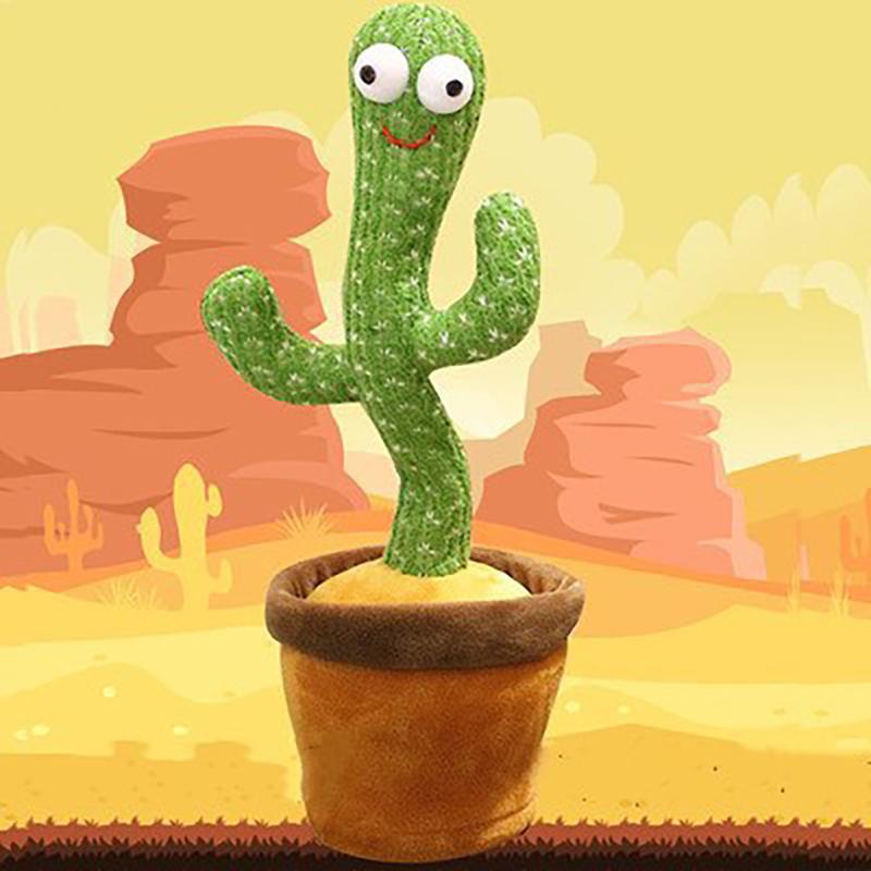 hot selling cross-border dancingcactus tiktok same music song enchanting flower twist dancing cactus details Picture