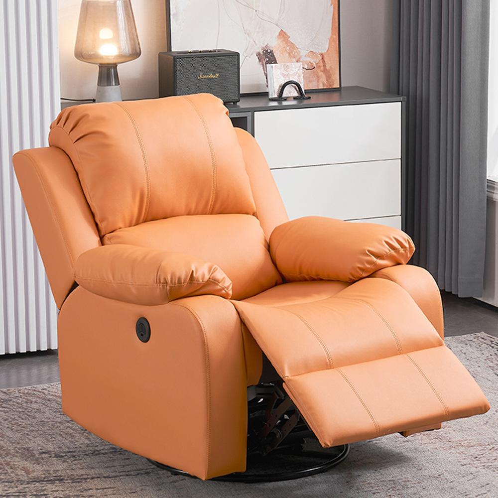 space massage armchair first-class single rocking couch massage reclining lazy leather home lunch break electric recliner details Picture