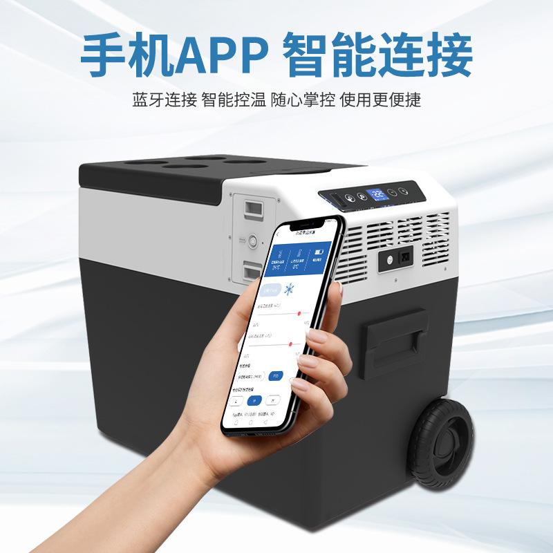 40l Car Refrigerator Car Home Dual-Use Compressor Refrigeration Truck Large Capacity Car Home Refrigerator details Picture