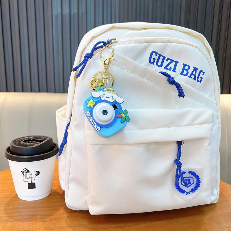 small commodity cute creative kuromi acrylic keychain luminous children's projection camera backpack accessories pendant Application Scenario
