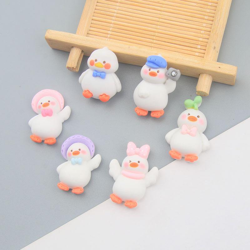 cartoon duck camera new resin accessories diy cream glue phone case ornament headwear refrigerator sticker stationery box Specification drawing