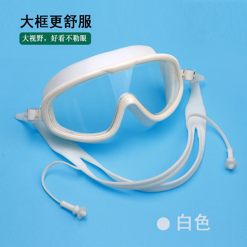 new cross-border men and women swimming glasses boys' silicone waterproof anti-fog hd large frame diving mask children's swimming goggles Application Scenario