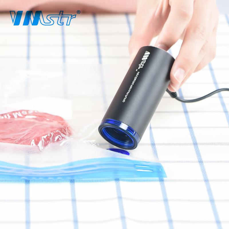 vmstr mini vacuum machine vacuum box food fresh-keeping bag sealing machine storage bag portable vacuum compressor details Picture