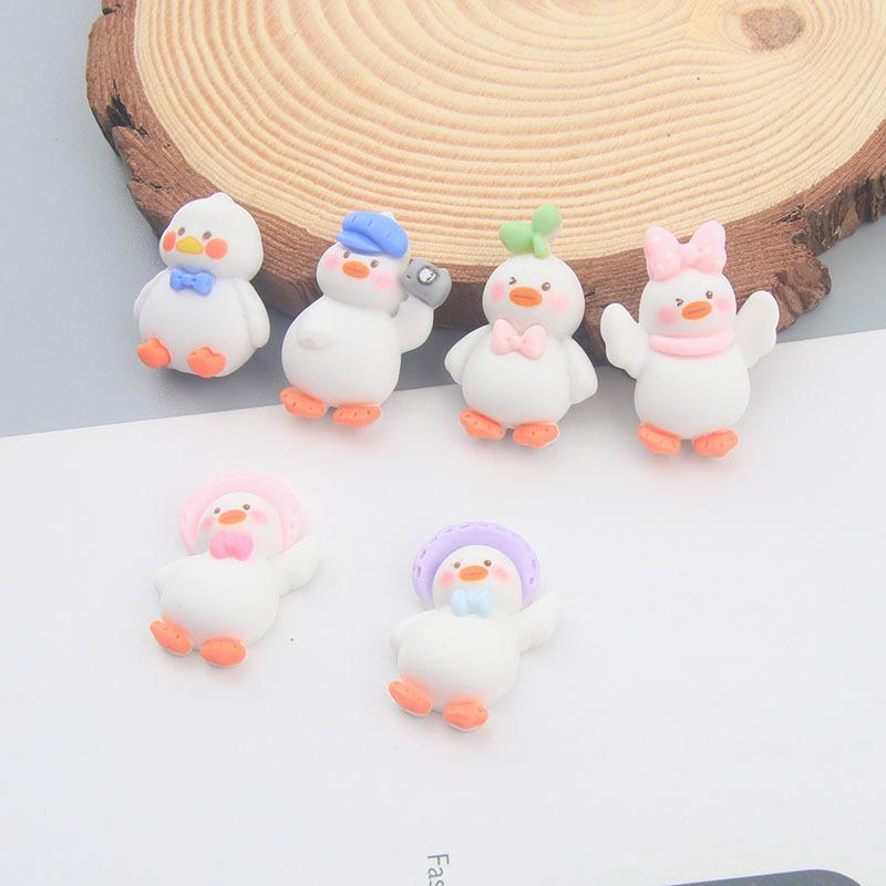 cartoon duck camera new resin accessories diy cream glue phone case ornament headwear refrigerator sticker stationery box details Picture