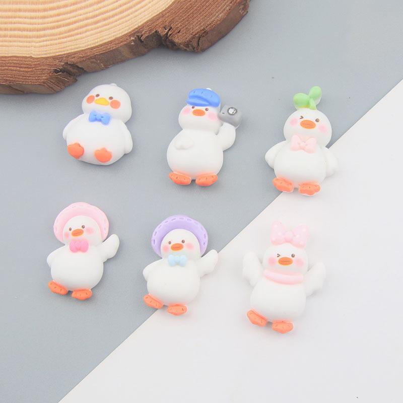 cartoon duck camera new resin accessories diy cream glue phone case ornament headwear refrigerator sticker stationery box Application Scenario