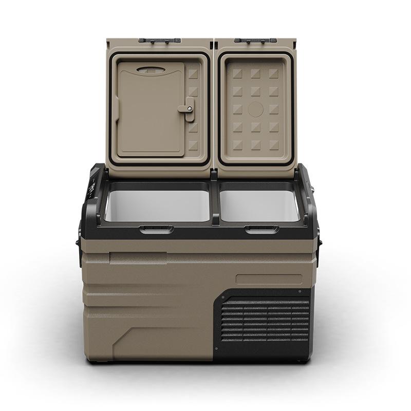 Alpicool Car Refrigerator Compressor Refrigeration 12v24v Double Door Double Temperature Double Control Dual Use in Car and Home Mini Refrigerator details Picture