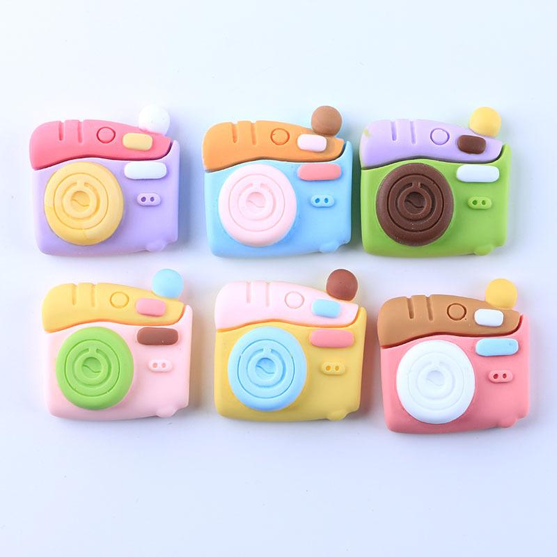 Cartoon Cute Camera Personality DIY Cream Glue Cute Phone Case Homemade Resin Accessories Wholesale Barrettes Decoration Item Picture