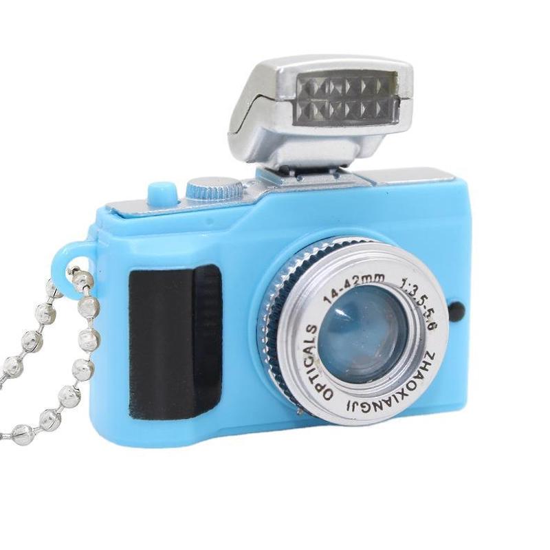 cell phone shell accessories mini luminous sound camera halter necklace gift ornament keychain toy pendant bag Item Picture