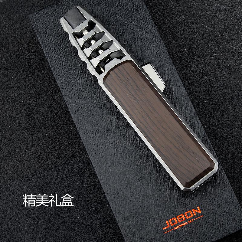 zhongbang 588 gas lighter long pen-style kitchen creative and powerful straight blue flame cigar windproof lighter Application Scenario