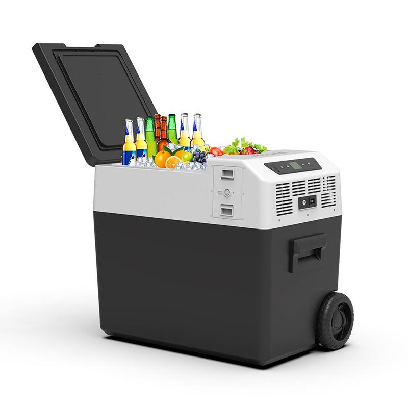 40l Car Refrigerator Car Home Dual-Use Compressor Refrigeration Truck Large Capacity Car Home Refrigerator Item Picture