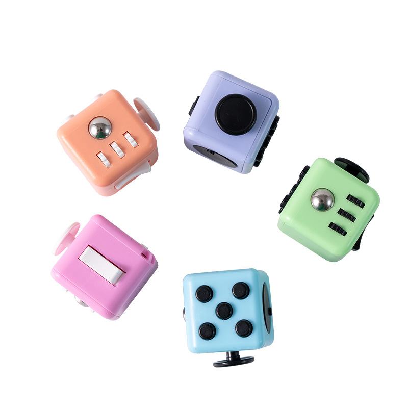cross-border novelty toys fidget cube frosted feel magic dice creative trending useful tool for pressure reduction factory wholesale Item Picture