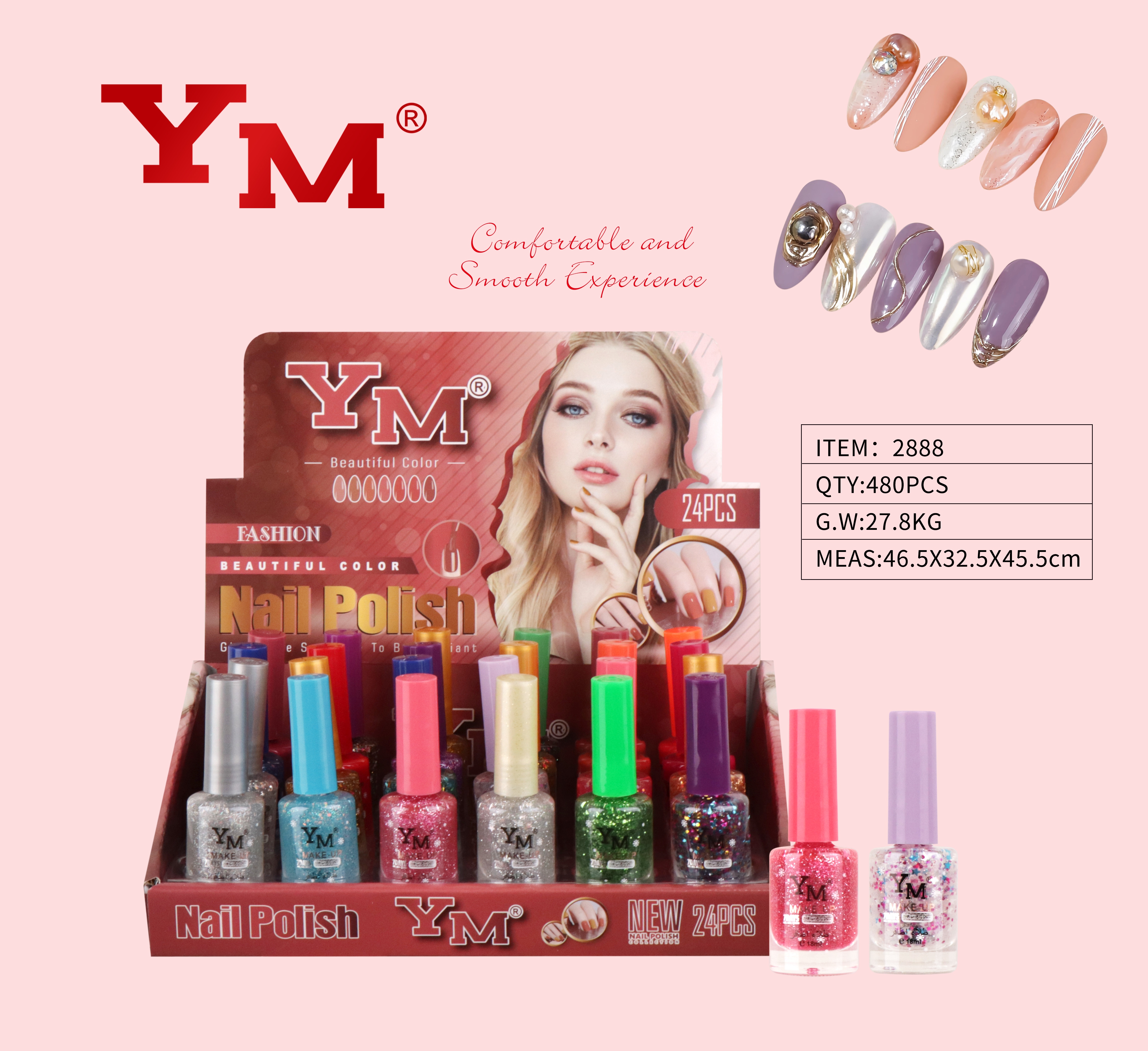 Wholesale of 2888 nail polish exclusively for foreign trade
