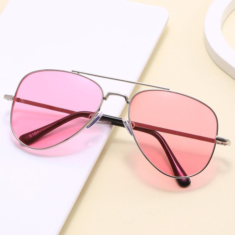 New Factory Direct Supply Cross-Border Metal Children's Sunglasses Male and Female Baby Classic Kid's Eyewear details Picture
