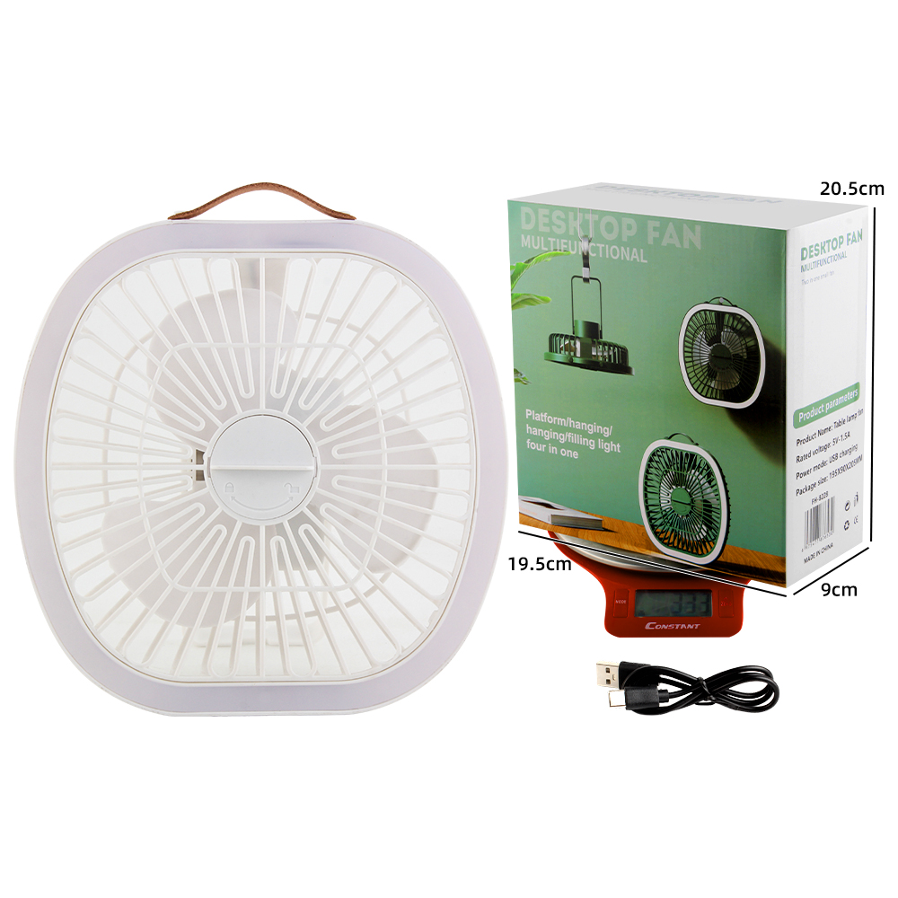 KINSACA Star Source type-c Charging Fan Light LED Specification image