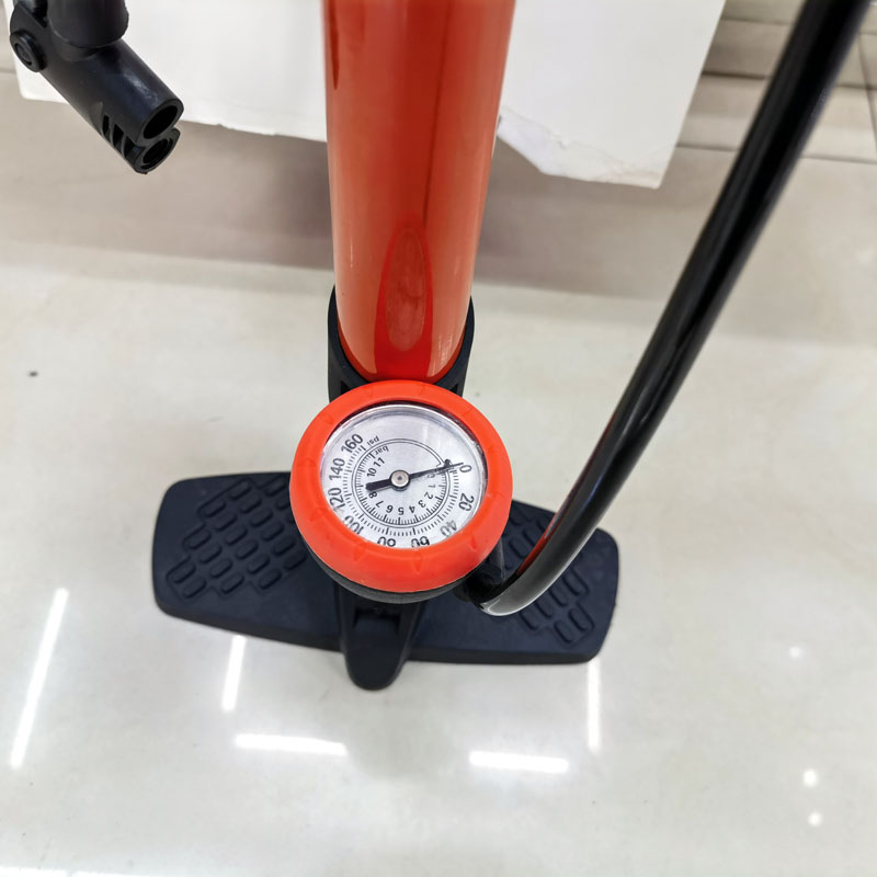 240808 air pump with pressure gauge, bicycle floor air pump, mountain bike, car iron air pump, household toy air pump, air filling pump Application Scenario