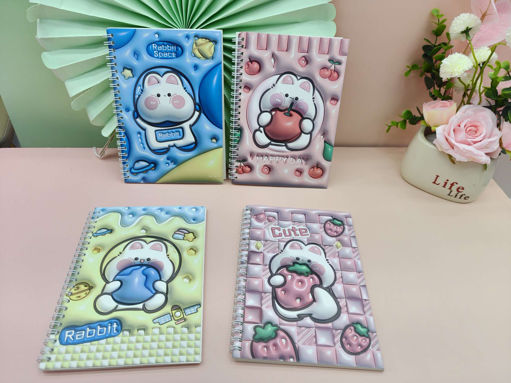 3D regular soft copy, handwritten copy, notepad A5 Kabibala detail image 8