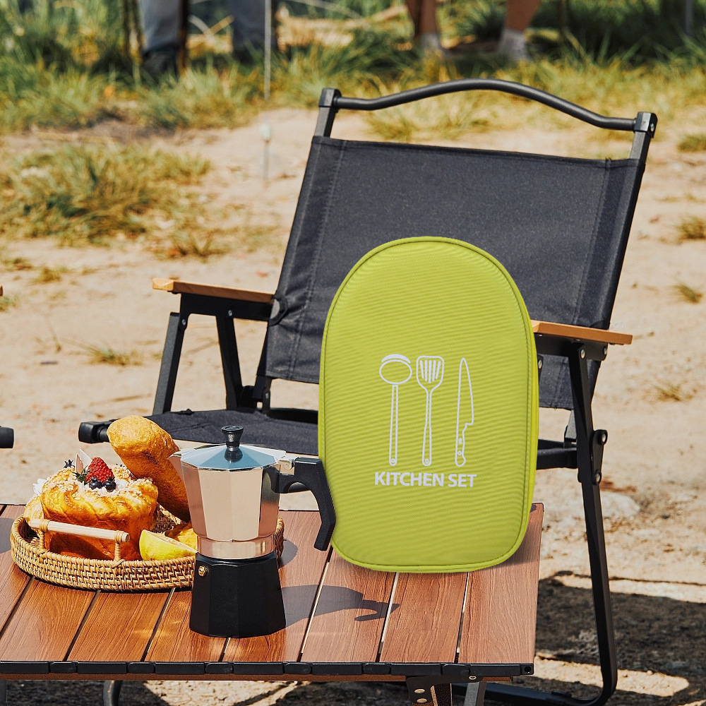 跨境热销便携野营厨具收纳袋餐具露营野餐工具包户外炊具收纳包详情7