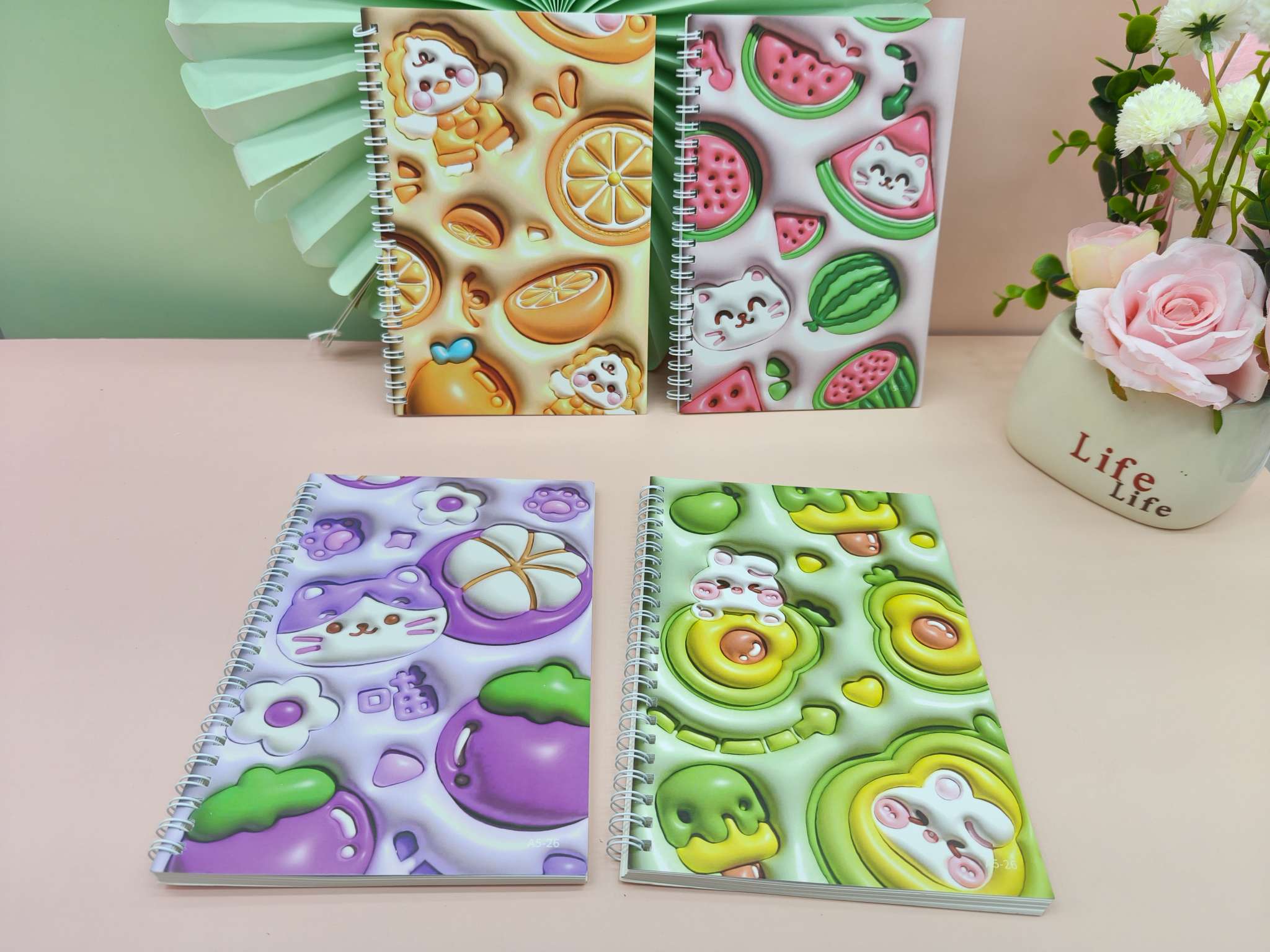 3D regular soft copy, handwritten copy, notepad A5 Kabibala detail image 10