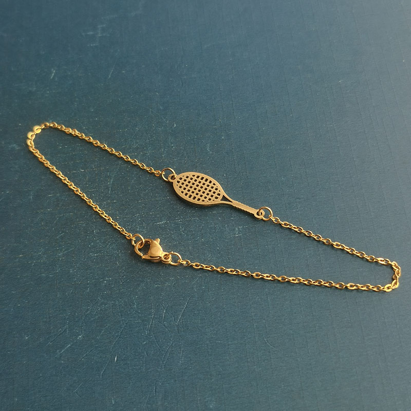 网球羽毛球饰品配件体育器材运动纪念挂件学校奖品小礼品手链吊坠外贸跨境手链连接器详情图9