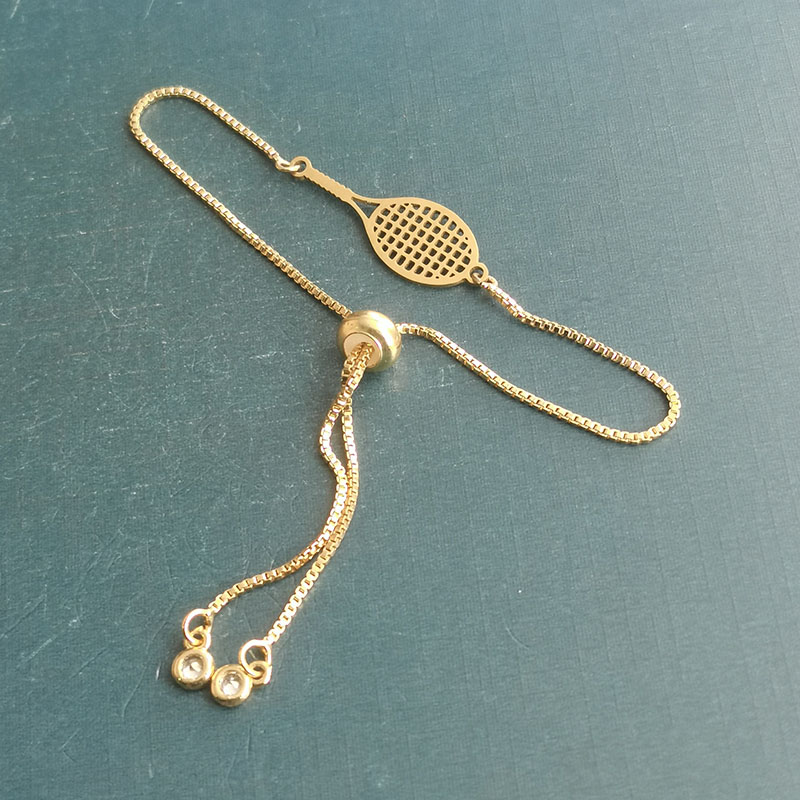 网球羽毛球饰品配件体育器材运动纪念挂件学校奖品小礼品手链吊坠外贸跨境手链连接器详情图5