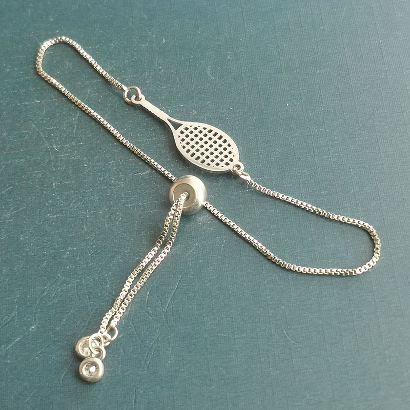 网球羽毛球饰品配件体育器材运动纪念挂件学校奖品小礼品手链吊坠外贸跨境手链连接器详情图4