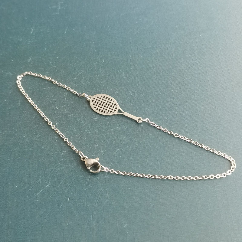 网球羽毛球饰品配件体育器材运动纪念挂件学校奖品小礼品手链吊坠外贸跨境手链连接器详情图8