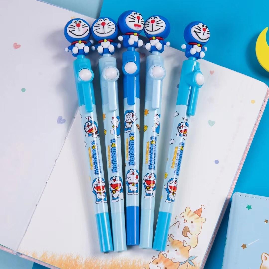 Cute Creative Girl Turn Circle Gel Pen Lin Shen Don't Know Where Brown Bear Keni Rabbit Black Signature Water Pen Application Scenario