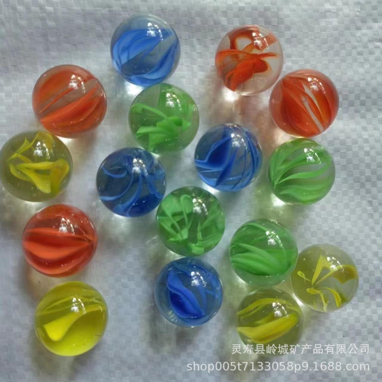 Children's Glass Ball Classic Nostalgic Marbles Machine Crystal Ball Micro Glass Bead Marbles Small Bead Toy Fish Tank Ornament Ball Specification drawing