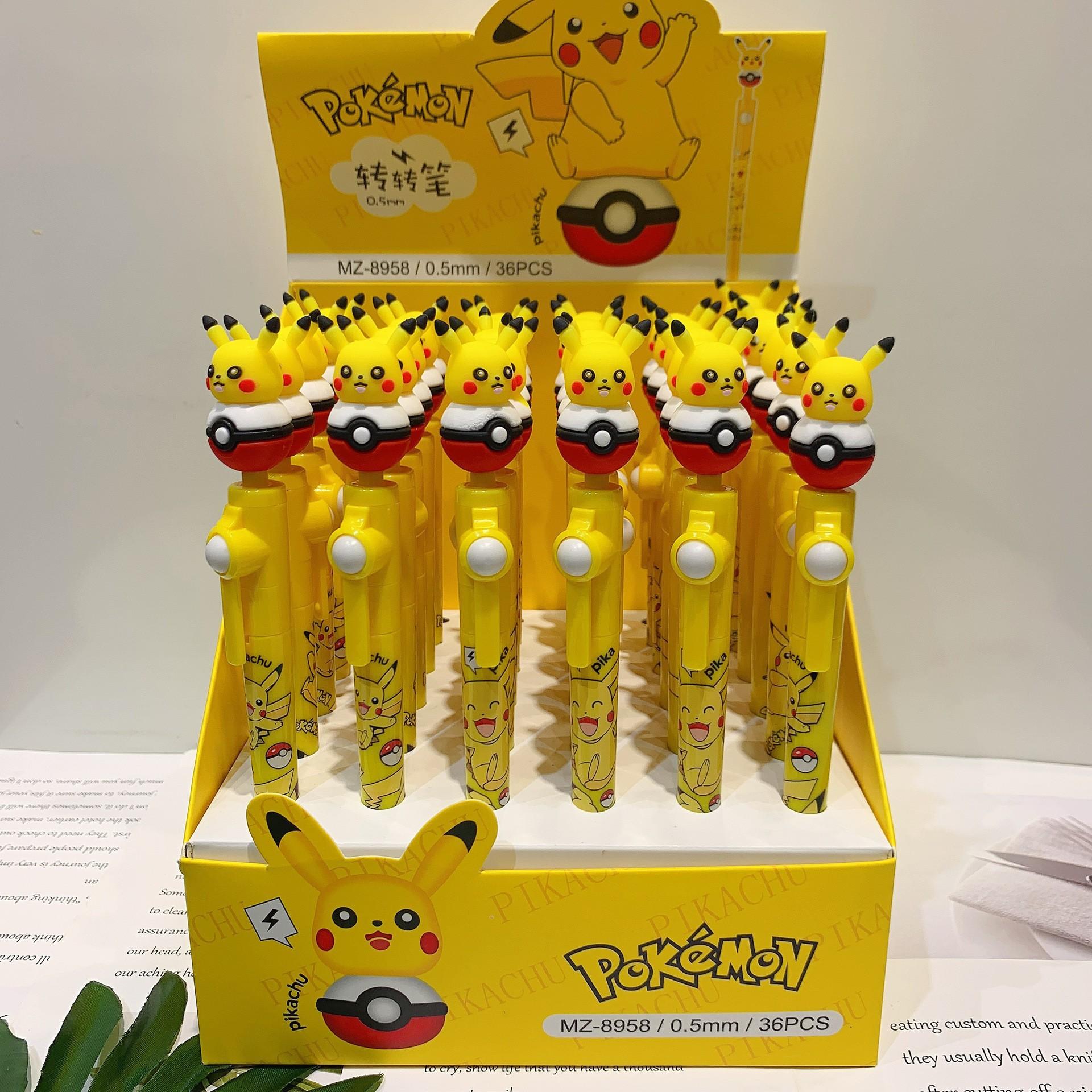 Cute Creative Girl Turn Circle Gel Pen Lin Shen Don't Know Where Brown Bear Keni Rabbit Black Signature Water Pen Item Picture