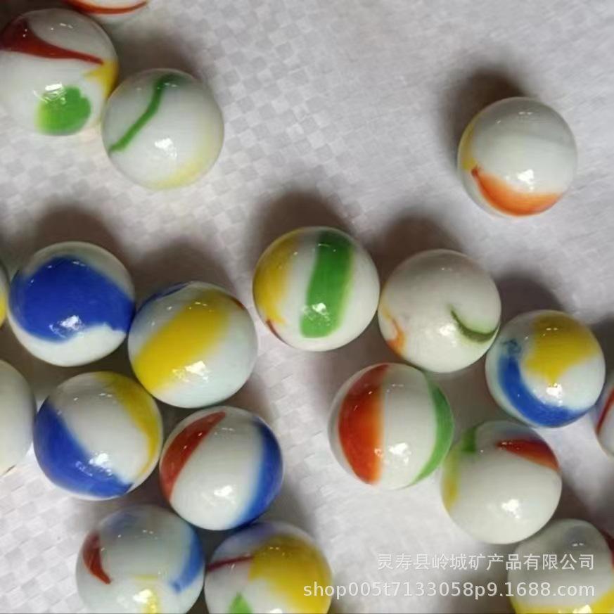 Children's Glass Ball Classic Nostalgic Marbles Machine Crystal Ball Micro Glass Bead Marbles Small Bead Toy Fish Tank Ornament Ball details Picture