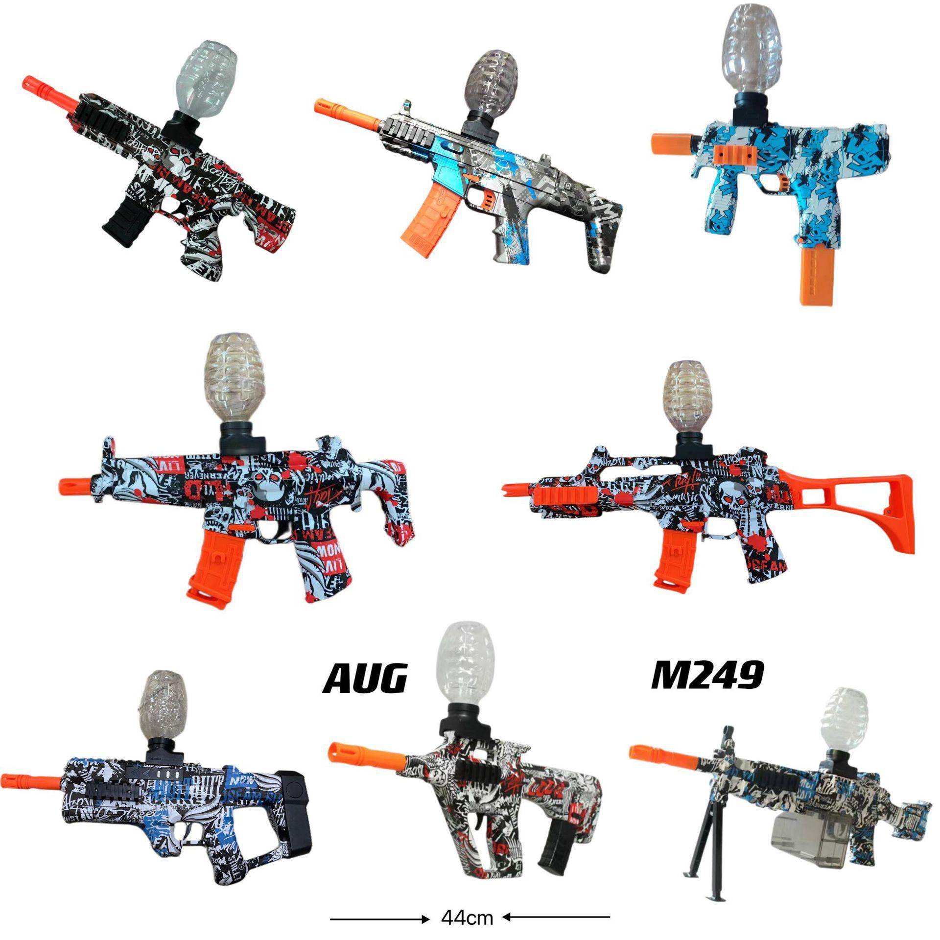 Amazon Cross-Border Hot Gel Blaster Electric Continuous Hair Soft Elastic Graffiti Boy Gel Elastic Toy Gun