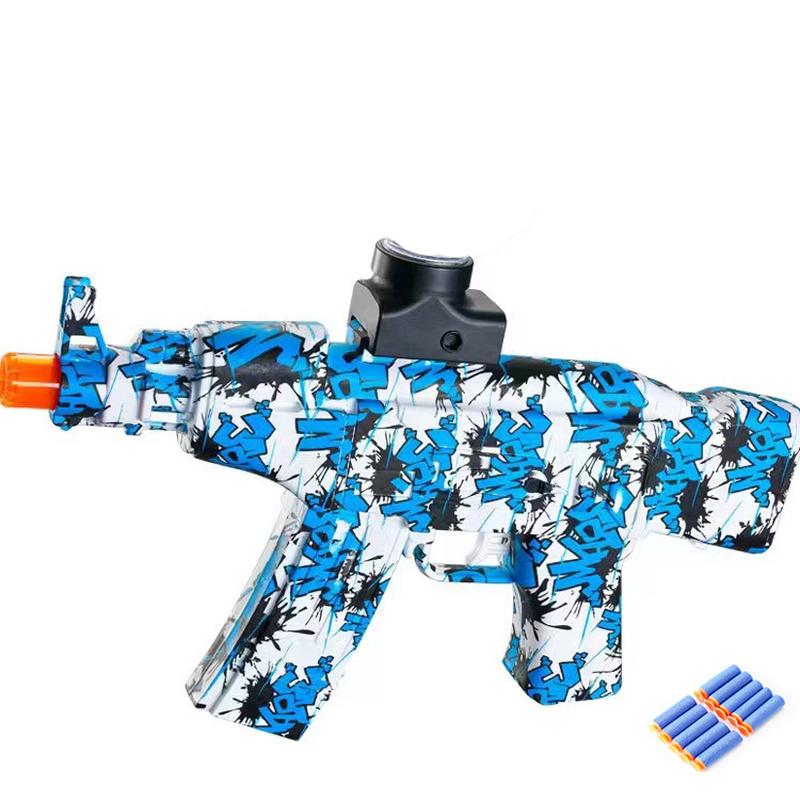 amazon gel blaster electric continuous hair mp5 mini ak47 soft bomb toy gun m416mini cross-border