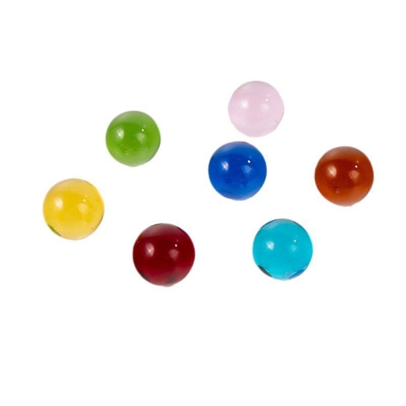 glass ball 1-200mm marbles 14 solid transparent checkers ornament color crystal ball foreign trade cross-border Item Picture