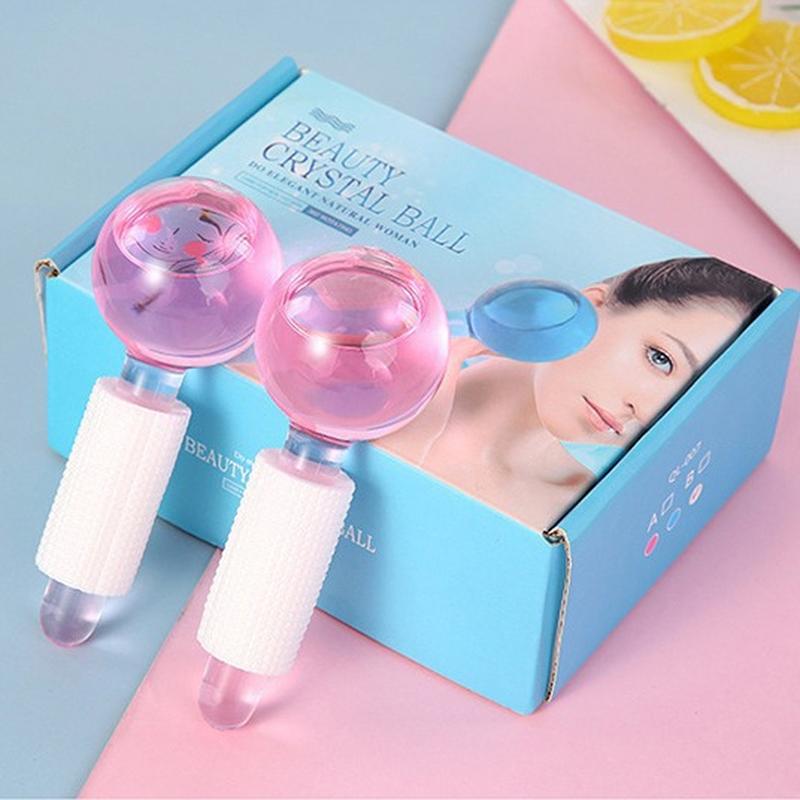 Ice Wave Beauty Ball Korean Beauty Salon Facial Eye Ice Therapy Facial Massage Care Anti-Freezing Glass Ball