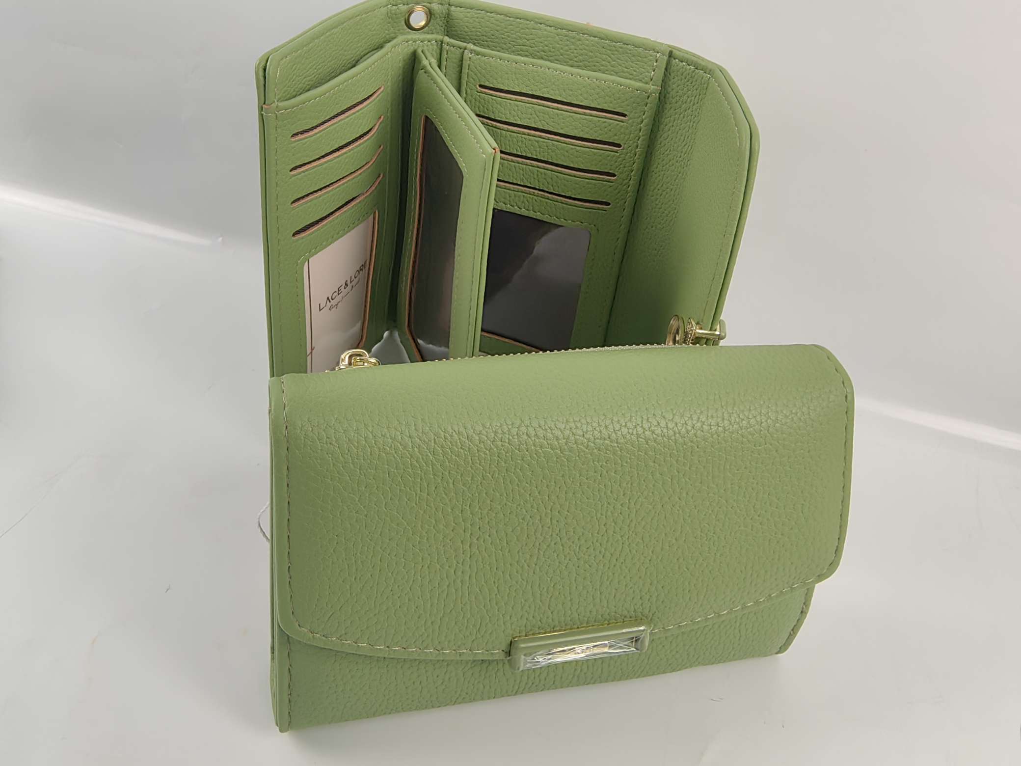 拉链零钱包零钱包WalletBagWallet白底实物图