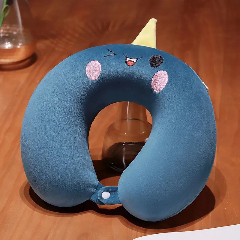 办公室午休枕U型枕可爱颈椎枕记忆棉护脖枕飞机旅行靠枕车载颈枕
