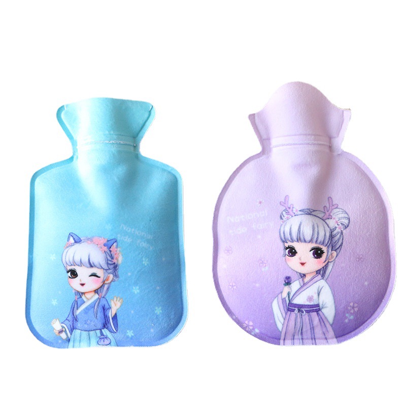秋冬季新款PVC卡通注水热水袋学生便携加厚防爆暖水袋热水袋学生冬季卡通热水袋学生冬季可爱详情图2