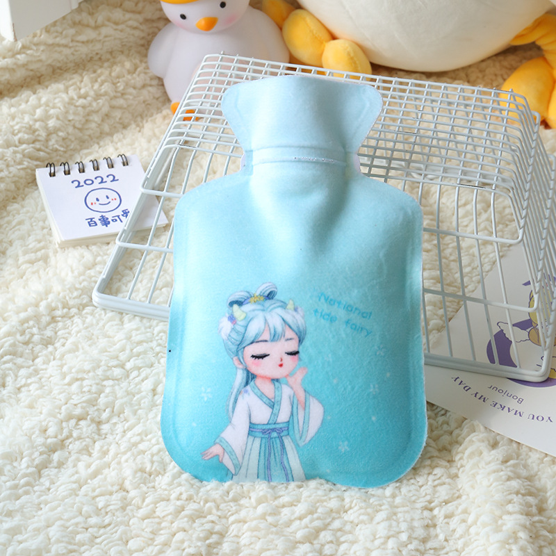 秋冬季新款PVC卡通注水热水袋学生便携加厚防爆暖水袋热水袋学生冬季卡通热水袋学生冬季可爱详情图6