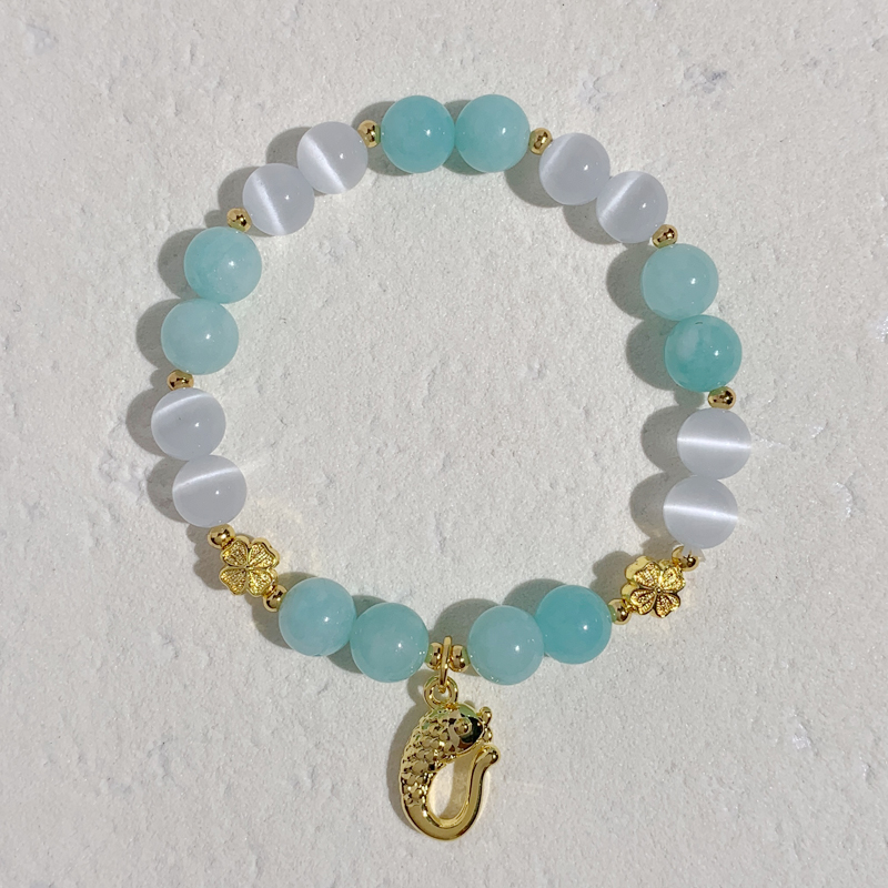 手链/不锈钢手链/饰品/锆石手链/水晶白底实物图