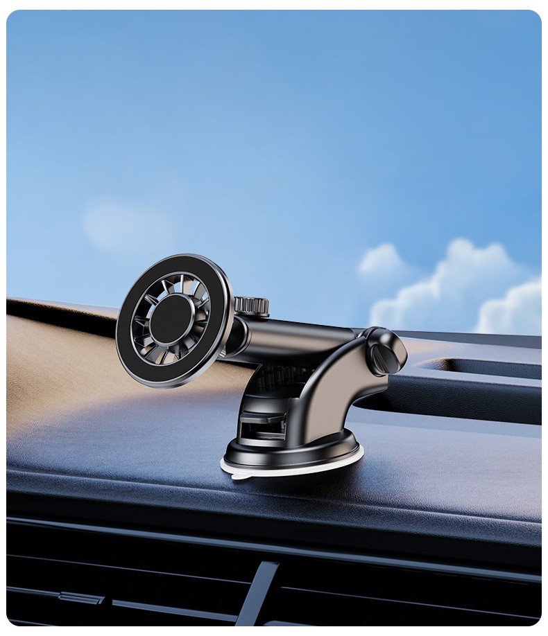 YC19-A、B车载胶底磁吸手机支架磁铁手机支架磁吸车载中控台手机支架出风口手机架详情14
