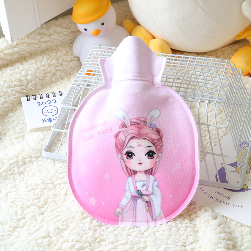 秋冬季新款PVC卡通注水热水袋学生便携加厚防爆暖水袋热水袋学生冬季卡通热水袋学生冬季可爱细节图