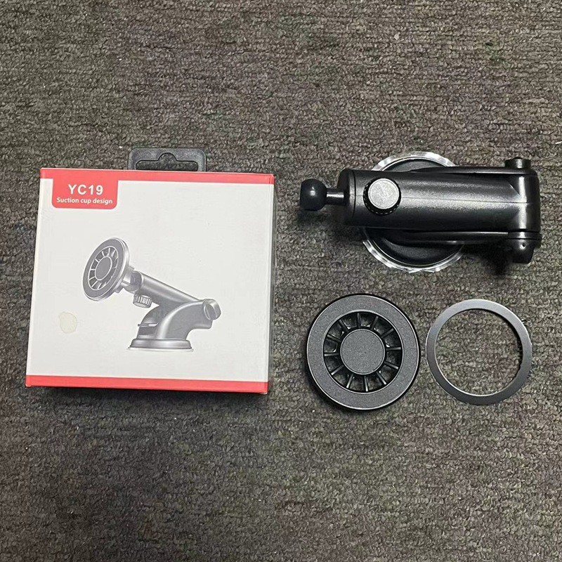 YC19-A、B车载胶底磁吸手机支架磁铁手机支架磁吸车载中控台手机支架出风口手机架详情27