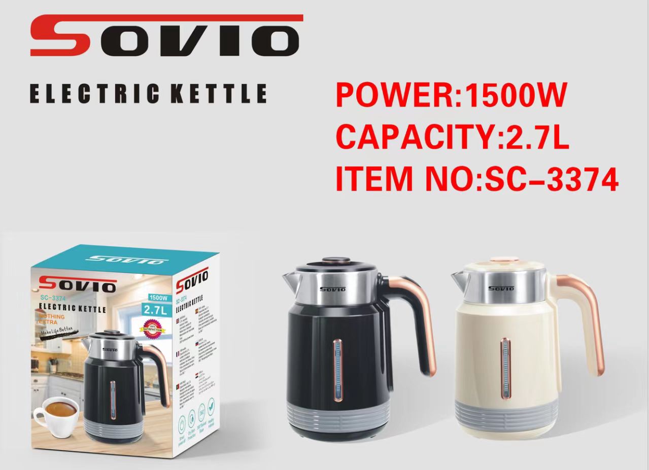 SOVIO Electric kettle 3374 Specification drawing