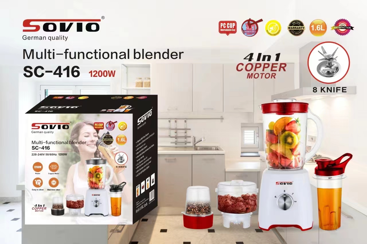 Foreign trade cross-border SOVIO 4-in-1 Juicer Juicer 416 full figure