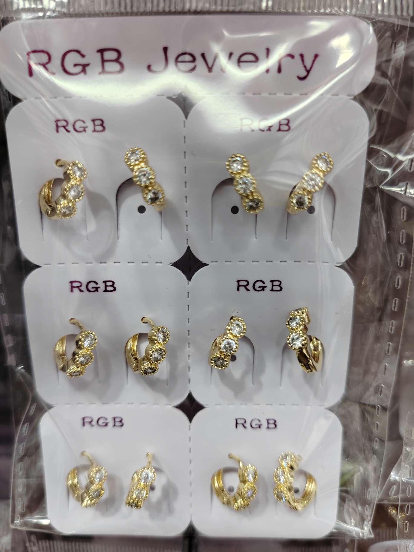 海蓝宝925纯银耳扣 高级感锆石镀18k金耳饰 莫桑石饰品 Jewellery 独特设计闪耀耳边