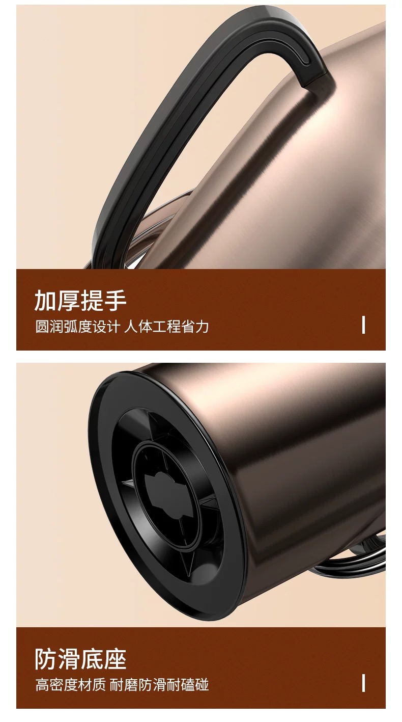 DAYDAYS热水瓶不锈钢暖水瓶家用大容量保温水壶学生用宿舍开水瓶出口玻璃内胆暖水瓶保温暖水壶详情10
