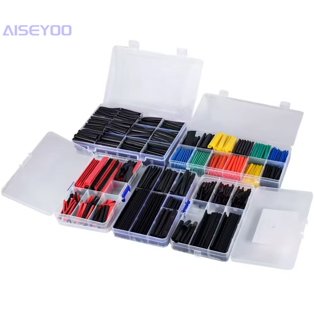 Heat shrink tubing, wire protection sleeve, insulating heat shrink tubing, box set, color box set, environmentally friendly heat shrink tubing, color heat shrink tubing combination, wire protection sleeve details Picture