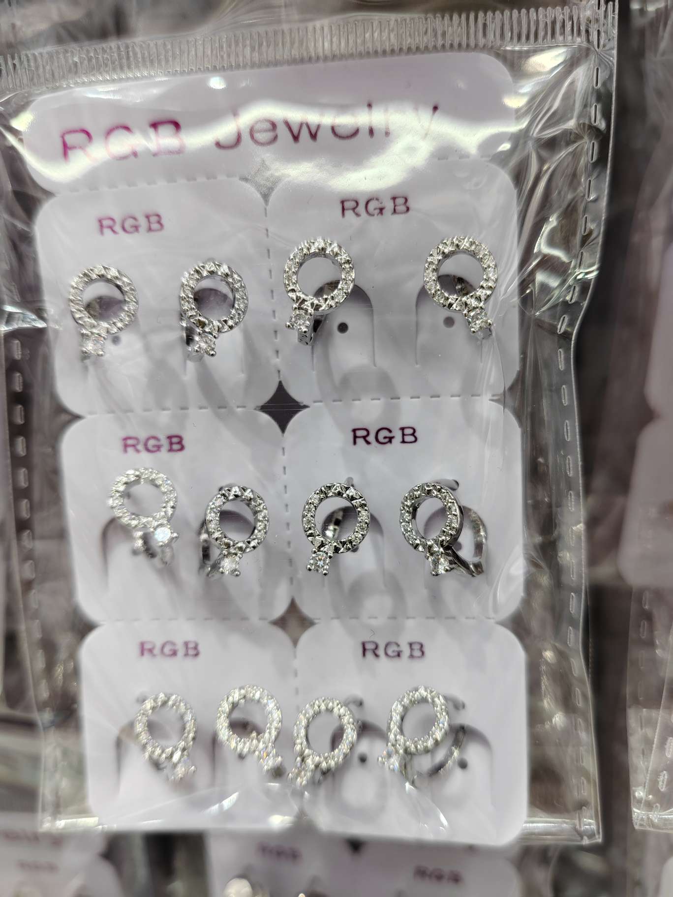海蓝宝925纯银耳扣 耳饰Jewellery系列 锆石镀18k金莫桑石饰品 精致耀眼 时尚女士