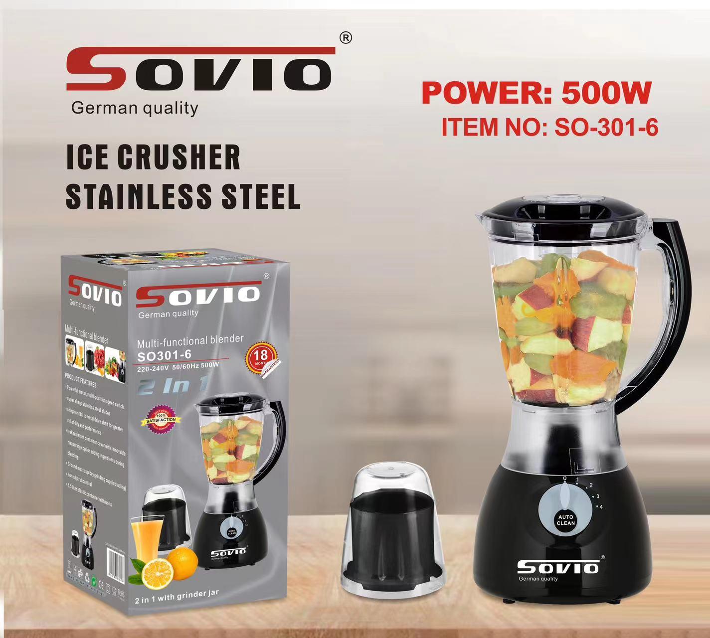 Foreign trade cross-border SOVIO 2-in-1 Blender Blender 301-6 Application Scenario